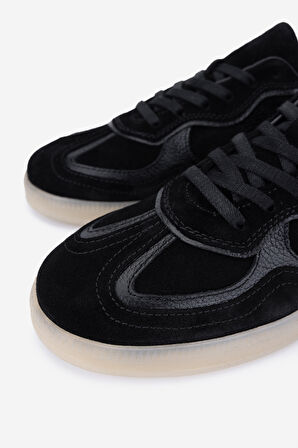 Valmenti Kadın Hakiki Deri Siyah Sneakers & Spor Ayakkabı 154 6634 BN AYK SK25-26 SYH SUET/CRISPY
