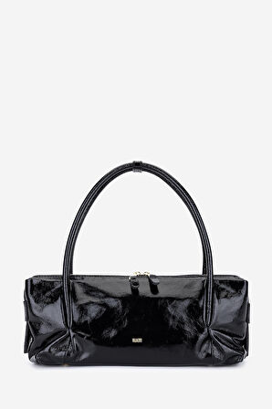 Valmenti Kadın Hakiki Deri Siyah Kol Çantası 1169 6318 BN CNT SK25-26 VERNICE NERO