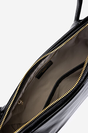 Valmenti Kadın Hakiki Deri Siyah Kol Çantası 1169 6318 BN CNT SK25-26 VERNICE NERO