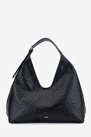 Valmenti Kadın Hakiki Deri Siyah Omuz Çanta 1169 6371 BN CNT SK25-26 NERO