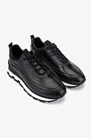 Valmenti Erkek Hakiki Deri Siyah Sneakers & Spor Ayakkabı 1093 3071 ERK AYK SK25-26 SIYAH DR