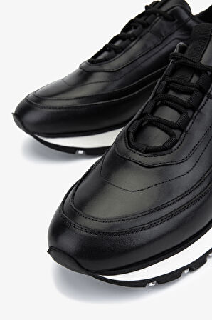 Valmenti Erkek Hakiki Deri Siyah Sneakers & Spor Ayakkabı 1093 3071 ERK AYK SK25-26 SIYAH DR
