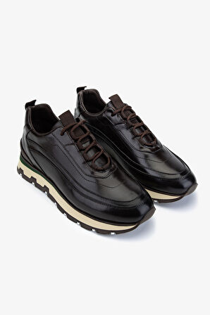 Valmenti Erkek Hakiki Deri Kahverengi Sneakers & Spor Ayakkabı 1093 3071 ERK AYK SK25-26 KAHVE DR