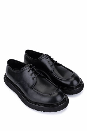 Tamer Tanca Erkek Hakiki Deri Siyah Deri Casual Ayakkabı 1171 261-06 ERK AYK SK25-26 SIYAH DR