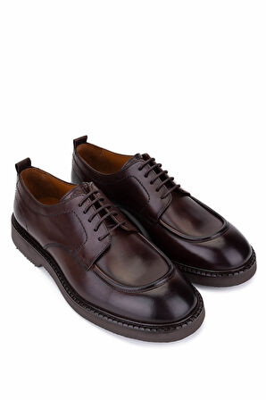 Tamer Tanca Erkek Hakiki Deri Kahverengi Casual Ayakkabı 1171 255-03 ERK AYK SK25-26 KAHVE