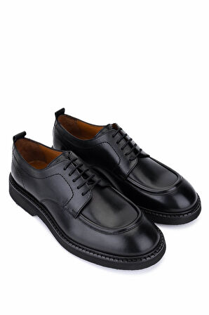 Tamer Tanca Erkek Hakiki Deri Siyah Casual Ayakkabı 1171 255-03 ERK AYK SK25-26 SIYAH