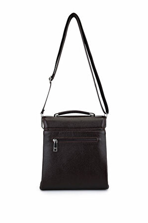 Tamer Tanca Erkek Hakiki Deri Kahverengi Postacı Çanta 1012 230203 ERK CNT SK25-26 KAHVE