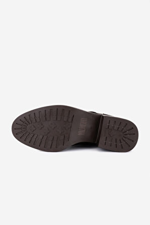 Valmenti Kadın Hakiki Deri Kahverengi Süet Topuklu Bot 33 5010-1 BN BOT SK25-26 KAHVE SUET