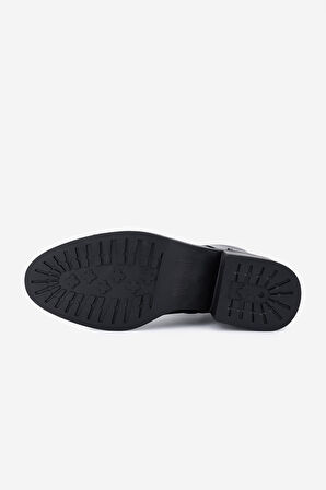 Valmenti Kadın Hakiki Deri Siyah Topuklu Bot 33 5010-1 BN BOT SK25-26 SIYAH DR