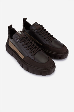 Valmenti Erkek Hakiki Deri Sneakers & Spor Ayakkabı 352 23367 ERK AYK SK25-26 KHV DR/VZN NBK
