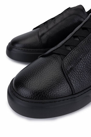 Tamer Tanca Erkek Hakiki Deri Siyah Sneakers & Spor Ayakkabı 965 2526 ERK AYK Y25 SIYAH FLTR/SYH