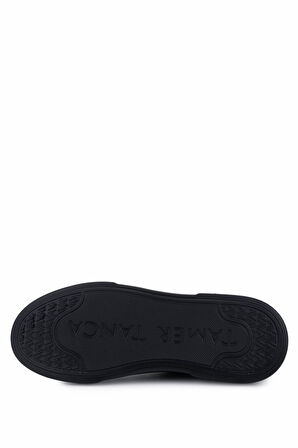 Tamer Tanca Erkek Hakiki Deri Siyah Sneakers & Spor Ayakkabı 965 2526 ERK AYK Y25 SIYAH FLTR/SYH
