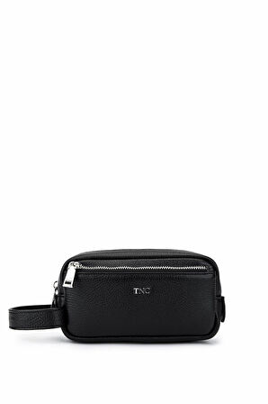 Tamer Tanca Erkek Hakiki Deri Siyah Floter El Çantası 1012 2020 ERK CNT SK25-26 SIYAH FLTR