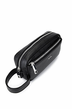 Tamer Tanca Erkek Hakiki Deri Siyah Floter El Çantası 1012 2020 ERK CNT SK25-26 SIYAH FLTR