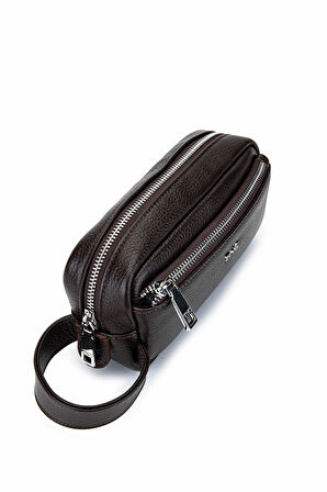 Tamer Tanca Erkek Hakiki Deri Kahverengi El Çantası 1012 2020 ERK CNT SK25-26 KAHVE FLTR