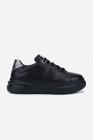 Valmenti Kadın Hakiki Deri Siyah/Antrasit Sneakers & Spor Ayakkabı 1116 16000 BN AYK SK25-26 SIYAH/ANTRASIT