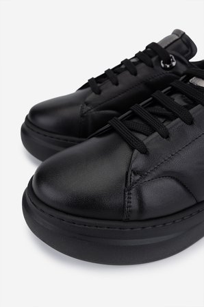 Valmenti Kadın Hakiki Deri Siyah/Antrasit Sneakers & Spor Ayakkabı 1116 16000 BN AYK SK25-26 SIYAH/ANTRASIT