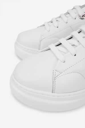 Valmenti Kadın Hakiki Deri Beyaz/Lame Sneakers & Spor Ayakkabı 1116 16000 BN AYK SK25-26 BEYAZ/LAME