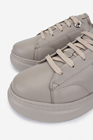 Valmenti Kadın Hakiki Deri Vizon Sneakers & Spor Ayakkabı 1116 16000 BN AYK SK25-26 VZN/L.GOLD