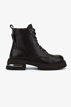 Valmenti Kadın Hakiki Deri Kahverengi Casual Bot 1164 5312 BN BOT SK25-26 KAHVE NAPPA