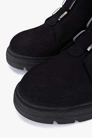 Valmenti Kadın Hakiki Deri Siyah Nubuk Casual Bot 1164 2353524 BN BOT SK25-26 SIYAH NBK