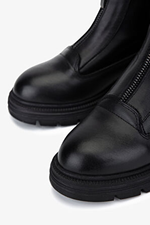 Valmenti Kadın Hakiki Deri Siyah Casual Bot 1164 2353526 BN BOT SK25-26 SIYAH NAPPA