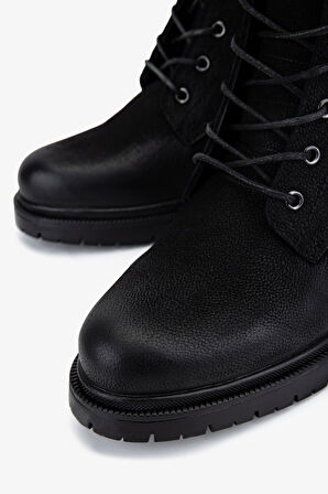 Valmenti Kadın Hakiki Deri Siyah Nubuk Casual Bot 322 2552502 BN BOT SK25-26 SIYAH NBK