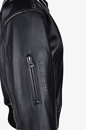 Valmenti Kadın Hakiki Deri Siyah Deri Mont 993 BOMBER BYN DERIMONT SK25/26 SIYAH SILME