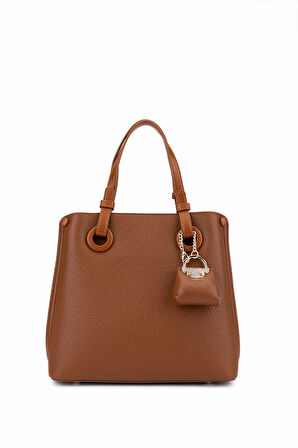 Tamer Tanca Kadın Suni Deri Camel Omuz Çanta 921 27147 BN CNT SK25-26 CAMEL