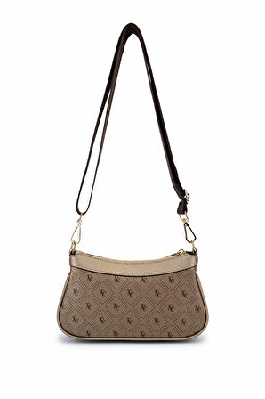 Tamer Tanca Kadın Suni Deri Altın Desen Postacı Çanta 743 2339 BN CNT SK25-26 ALTIN GFRJ