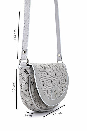 Tamer Tanca Kadın Suni Deri Gri Postacı Çanta 743 2338 BN CNT SK25-26 GRI GFRJ