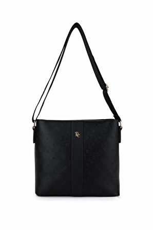 Tamer Tanca Kadın Suni Deri Siyah Postacı Çanta 743 2343 BN CNT SK25-26 SYH MNG/SYH FLTR