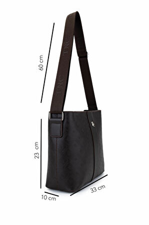 Tamer Tanca Kadın Suni Deri Kahverengi Postacı Çanta 743 2343 BN CNT SK25-26 KHV MNG/KHV FLTR