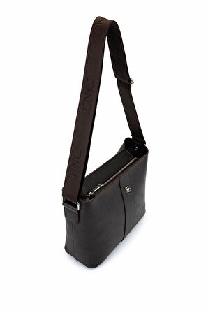 Tamer Tanca Kadın Suni Deri Kahverengi Postacı Çanta 743 2343 BN CNT SK25-26 KHV MNG/KHV FLTR