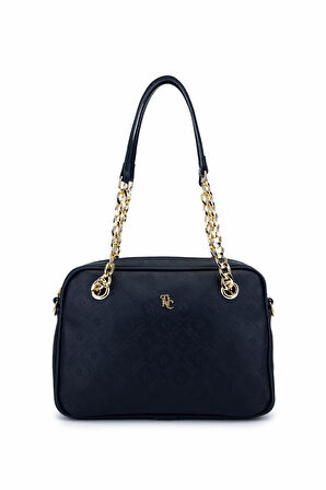 Tamer Tanca Kadın Suni Deri Lacivert Postacı Çanta 743 2340 BN CNT SK25-26 LACI MNG