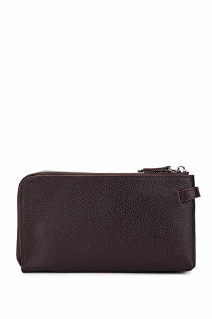 Tamer Tanca Erkek Hakiki Deri Kahverengi El Çantası 1148 8126 ERK CNT SK25-26 KAHVE FLTR