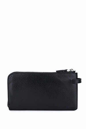 Tamer Tanca Erkek Hakiki Deri Siyah Floter El Çantası 1148 8127 ERK CNT SK25-26 SIYAH FLTR