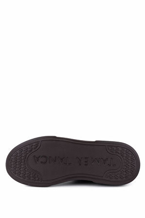 Tamer Tanca Erkek Hakiki Deri Kahverengi Taban Sneakers & Spor Ayakkabı 04 2501 ERK AYK Y23 KHV TBN/KHV FLTR