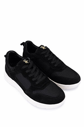 Tamer Tanca Kadın Hakiki Deri Siyah Sneakers & Spor Ayakkabı 879 5972 BN AYK SK25-26 SIYAH