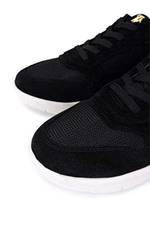 Tamer Tanca Kadın Hakiki Deri Siyah Sneakers & Spor Ayakkabı 879 5972 BN AYK SK25-26 SIYAH