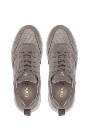 Tamer Tanca Kadın Hakiki Deri Vizon Sneakers & Spor Ayakkabı 879 5972 BN AYK SK25-26 VIZON