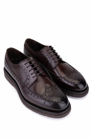 Tamer Tanca Erkek Hakiki Deri Kahverengi Casual Ayakkabı 1171 226-03 ERK AYK SK25-26 KAHVE DR