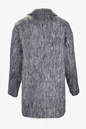 Valmenti Kadın Tekstil Gri Kaban Mont 616 85762 BN KABAN SK25/26 GRI