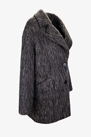 Valmenti Kadın Tekstil Vizon Kaban Mont 616 85762 BN KABAN SK25/26 VIZON