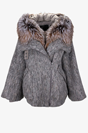 Valmenti Kadın Tekstil Vizon Kaban Mont 616 8576 BN KABAN SK25/26 VIZON