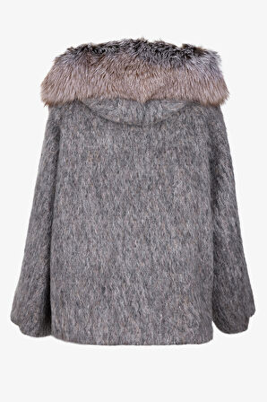 Valmenti Kadın Tekstil Vizon Kaban Mont 616 8576 BN KABAN SK25/26 VIZON