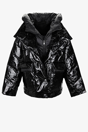 Valmenti Kadın Tekstil Siyah Mont 616 58002 BN MONT SK25/26 SIYAH