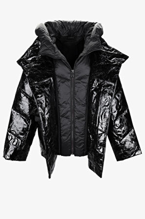 Valmenti Kadın Tekstil Siyah Mont 616 58002 BN MONT SK25/26 SIYAH