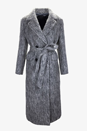 Valmenti Kadın Tekstil Gri Kaban Mont 616 85809 BN MANTO SK25/26 GRI