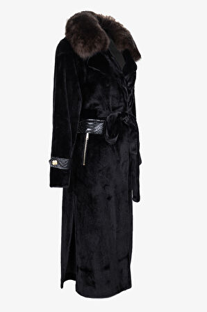 Valmenti Kadın Tekstil Siyah Kaban Mont 616 25062 BN MANTO SK25/26 SIYAH